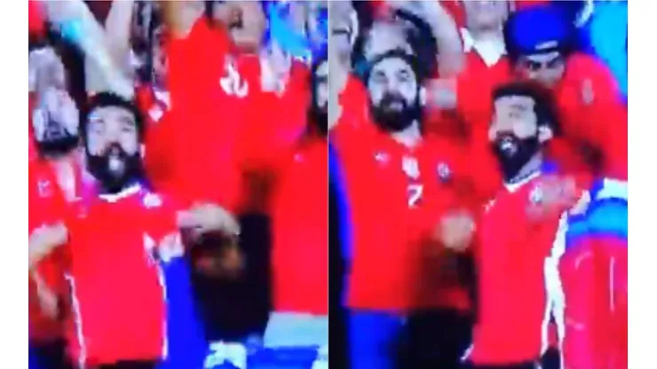 Hincha de la Selección dio que hablar por sus celebraciones ante Japón