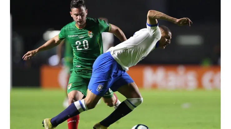 Saucedo durante el duelo ante Brasil (Foto: Getty Images)