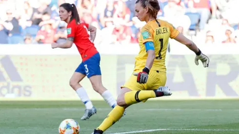 Christiane Endler durante el duelo ante Estados Unidos (Foto: Getty Images)