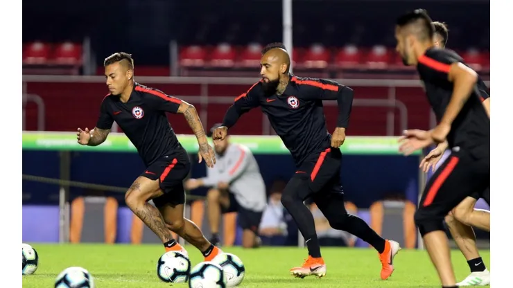La Roja tuvo su último entrenamiento el domingo en el Morumbí. Este lunes, debuta en la Copa América ante Japón