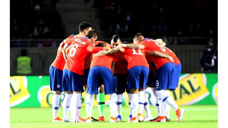 La selección chilena en su último amistoso ante Haití (Foto: Agencia Uno)