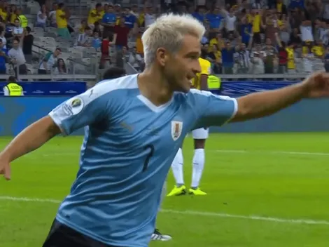 ¡Con clase! Nicolás Lodeiro abre la cuenta para Uruguay ante Ecuador por Copa América