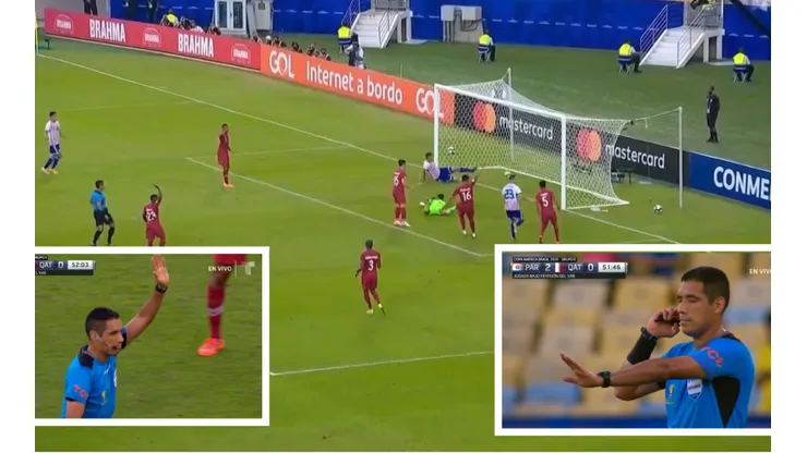 Jugada polémica en Maracaná