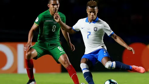 Neres ante Bolivia por Copa América