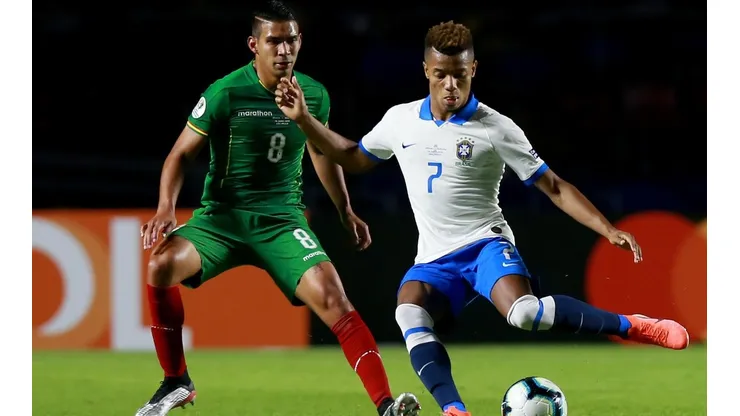 Neres ante Bolivia por Copa América