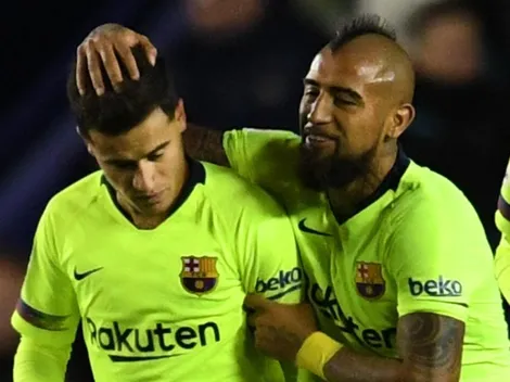 Philippe Coutinho: "Vidal es un guerrero y un luchador"