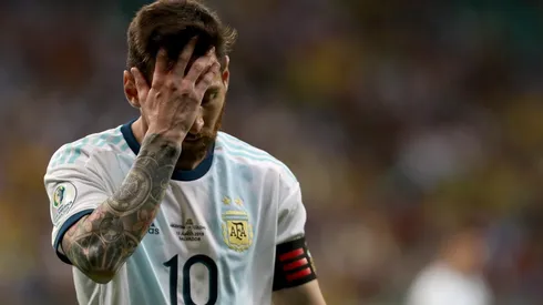 Una nueva frustración para Lionel Messi.