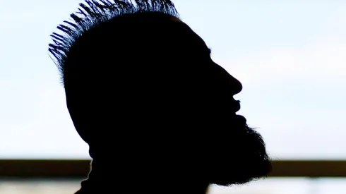 Vidal en el amistoso contra Haití.