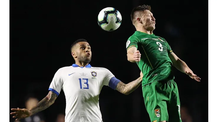 Daniel Alves es el capitán de Brasil en esta Copa América.