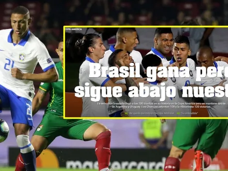 Diario Olé trollea a Brasil aunque le ganó en el debut a Bolivia