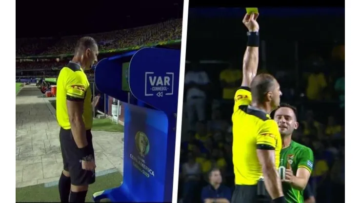 Pitana usó por primera vez el VAR en Copa América