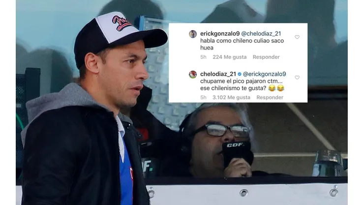Marcelo Díaz no aguantó los insultos y los devolvió.