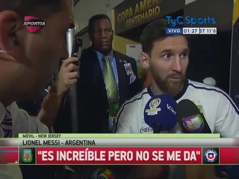 "Increíble, pero no se me da": Messi inicia su quinta copa con una deuda eterna