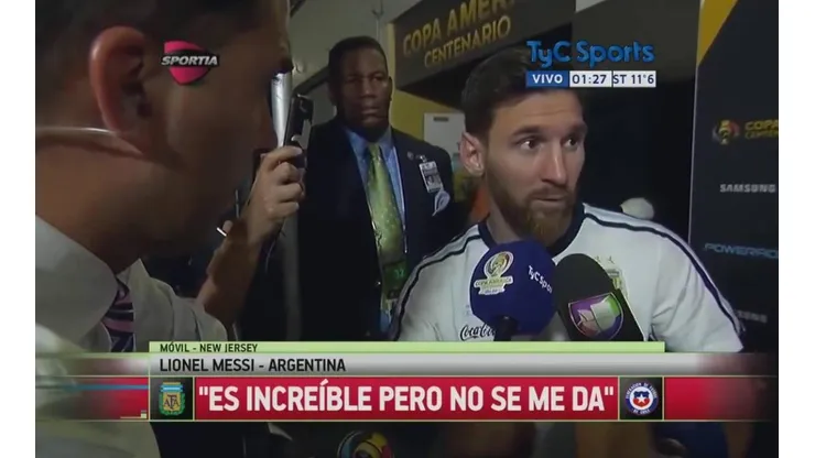 Lionel Messi y su sorpresiva renuncia tras perder la final con Chile en 2016