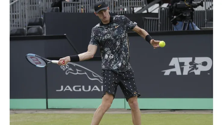 Nico Jarry en el ATP 250 de S-Hertogenbosch.