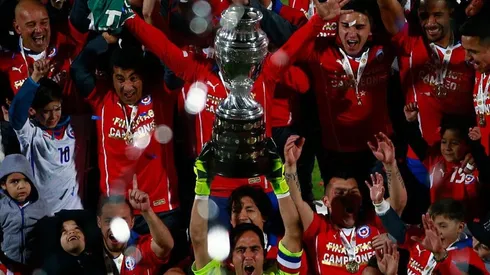 Chile celebrando la obtención de la Copa América en 2015 (Foto: Getty Images)