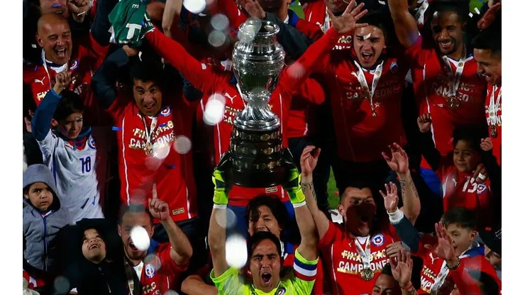 Chile celebrando la obtención de la Copa América en 2015 (Foto: Getty Images)