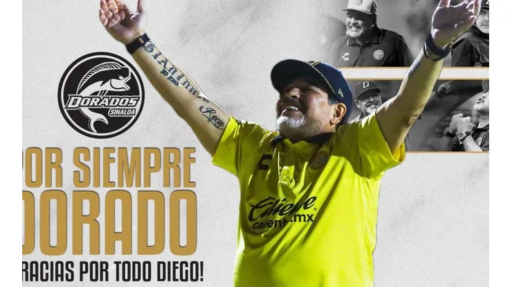 Diego no sigue como DT del Dorados.