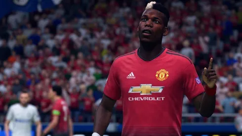 Pogba celebrando un gol