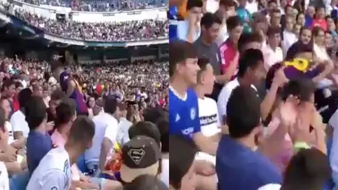 El fanático del Barcelona que llegó a ver la presentación de Eden Hazard.