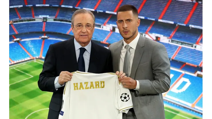 Hazard presentado en Real Madrid
