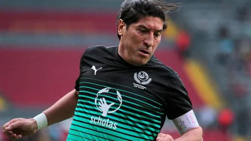 Bam Bam durante el partido de despedida de Rafa Márquez (Foto: Getty Images)