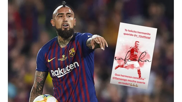 En Brasil se ilusionan con ver a Vidal en el Fla.