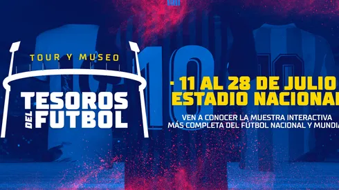 Desde el 11 al 28 de julio en el Estadio Nacional se desarrollará el evento más grande para la familia futbolera: el Tour y Museo “Los Tesoros del Fútbol”.