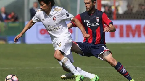 Matías Fernández defendiendo al AC Milan (Foto: Getty Images)