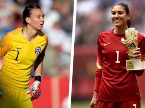 Hope Solo llena de flores a Christiane Endler: "¡No puedo esperar a verla en acción!"