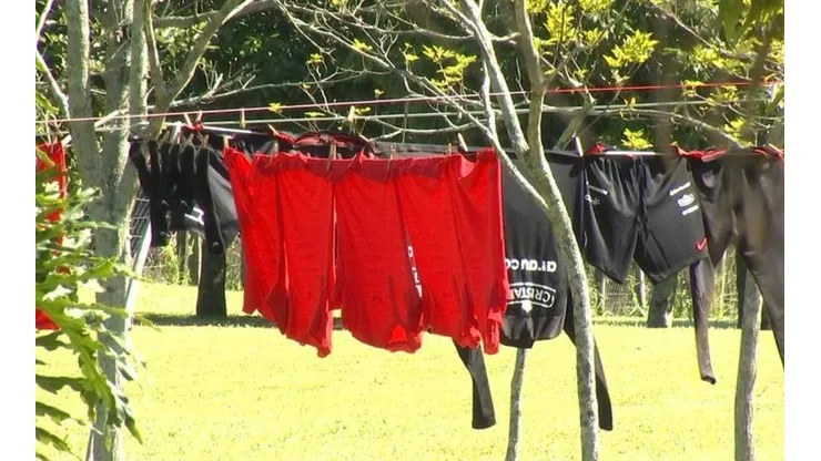Las pilchas de la Roja en Itu.