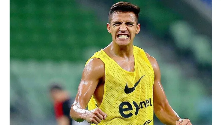 Alexis Sánchez mostró todas sus ganas en la imagen que subió a Instagram