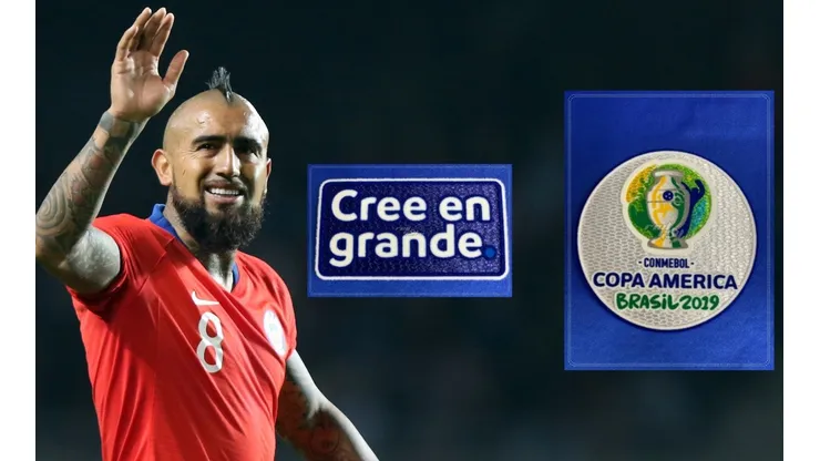 Los parches que llevarán las 276 camisetas de la Copa América