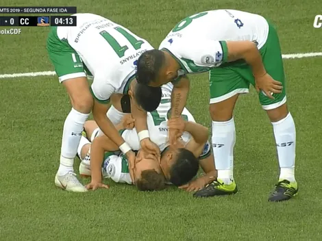 Andrés Souper pone el 1-0 para Puerto Montto ante Colo Colo en Copa Chile