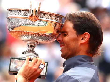 Rafa Nadal barre con Dominic Thiem y es campeón de Roland Garros