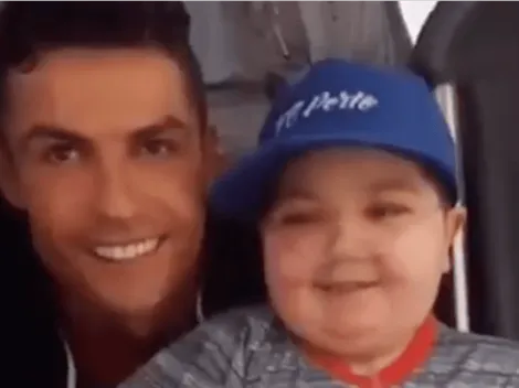 CR7 detiene el bus de Portugal y sube a un niño que le pedía un abrazo