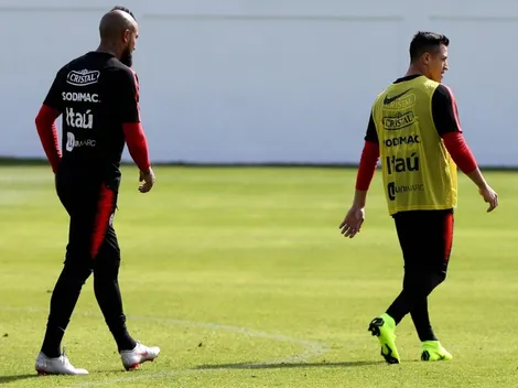 Vidal confía en la recuperación de Alexis: "No soy doctor, pero lo vi bien"