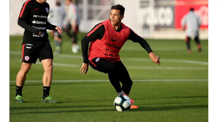 Alexis Sánchez participó de los entrenamientos a comienzos de semana
