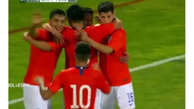Pablo Aránguiz anotó el gol de la victoria para Chile