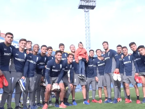 Niño iraní fanático de Arturo Vidal compartió con el plantel de la UC