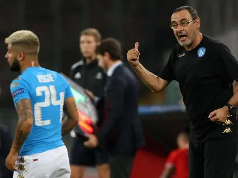 Insigne amenaza a Sarri: "Si va a la Juventus, nos traicionará"