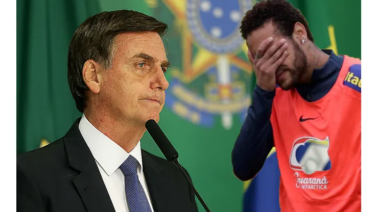 Jair Bolsonaro entregó su apoyo a Neymar.