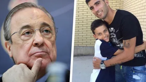 Florentino Pérez apadrina al hijo de la Perla Reyes en el Real Madrid
