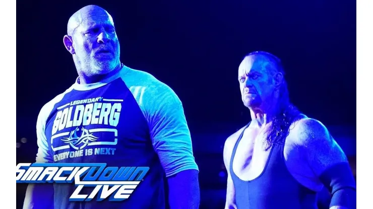 Goldberg y Undertaker tiene épico cara a cara en SmackDown
