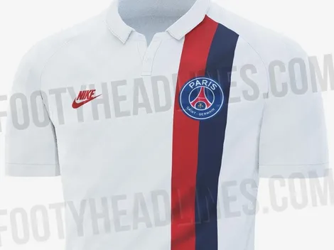 Nike sigue con su estilo clásico en la tercera camiseta filtrada del PSG