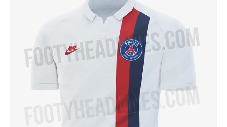 Nike sigue con su estilo clásico en la tercera camiseta filtrada del PSG