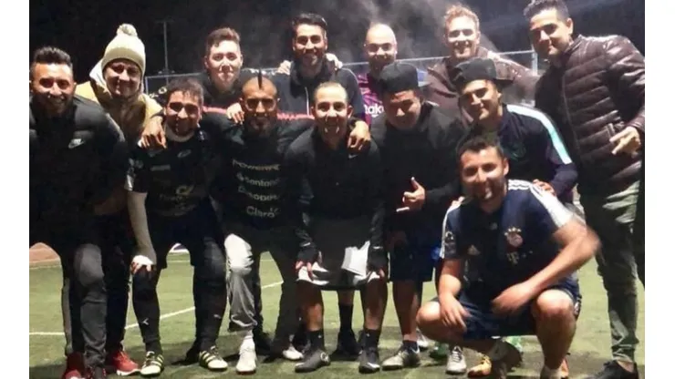 La pichanga de Arturo Vidal quedó inmortalizada en redes sociales