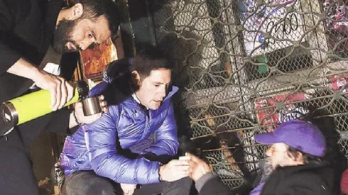 Bravo y Pancho Saavedra recorrieron el centro de Santiago