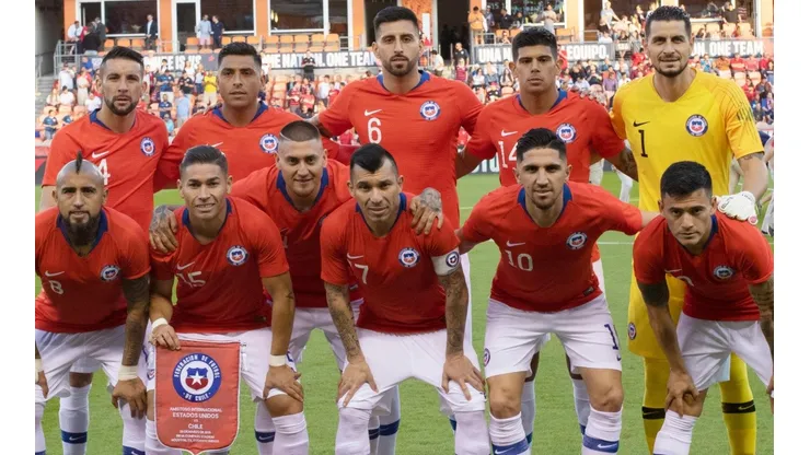 La Roja en el amistoso contra Estados Unidos.