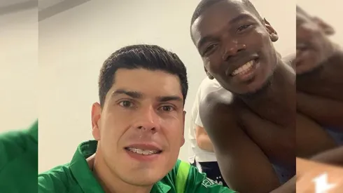 Lampe y su amigo Pogba.